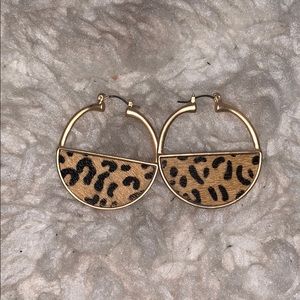 Leopard Print Earrings